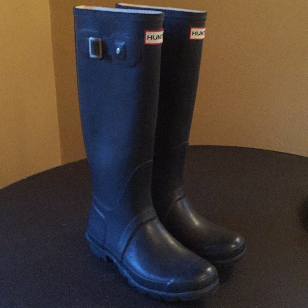 Hunter Rain Boots Navy